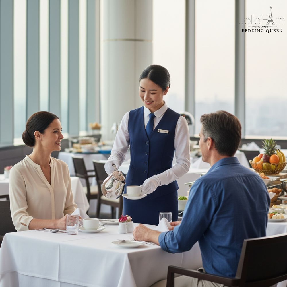 Phong cách phục vụ tận tâm – chìa khóa biến bữa sáng khách sạn thành trải nghiệm đáng nhớ cho mọi du khách.