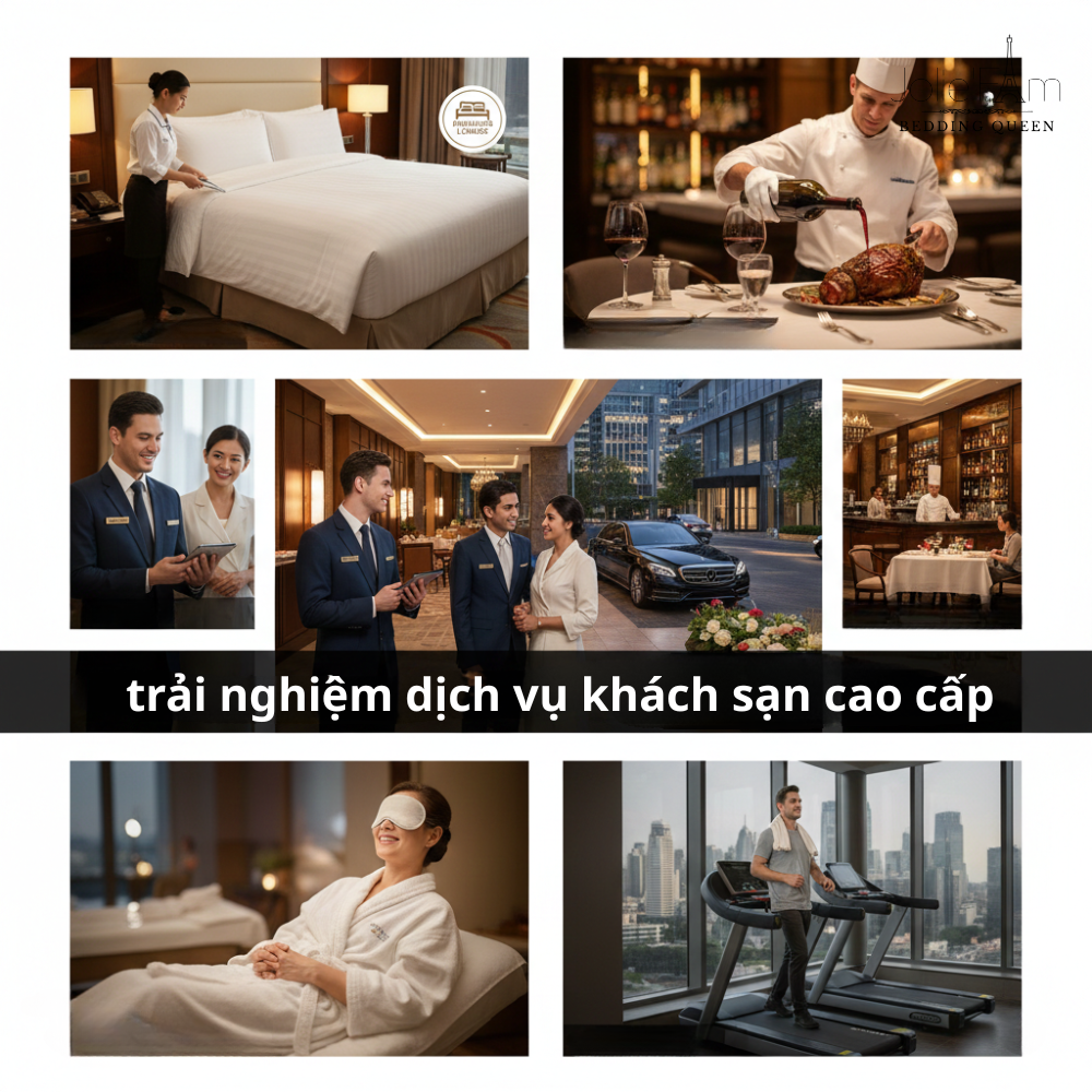 Dịch vụ khách sạn ngày nay không chỉ dừng ở “đủ tiện nghi” mà là sự phối hợp hoàn hảo giữa lưu trú – ẩm thực – tiện ích, để mỗi điểm chạm đều mang lại trải nghiệm tinh tế và khác biệt cho khách hàng.