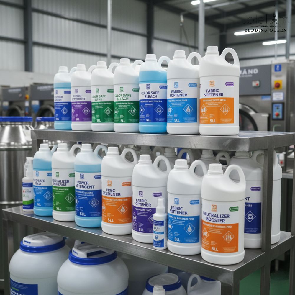 Khử Khuẩn Đồ Vải Khách Sạn: Quy Trình Chuẩn & Những Lưu Ý Quan Trọng 10 Hóa chất khử khuẩn không xấu – điều quan trọng là dùng đúng loại, đúng liều lượng và đúng quy trình để vừa sạch vừa khử khuẩn đồ vải, vừa an toàn cho người sử dụng.